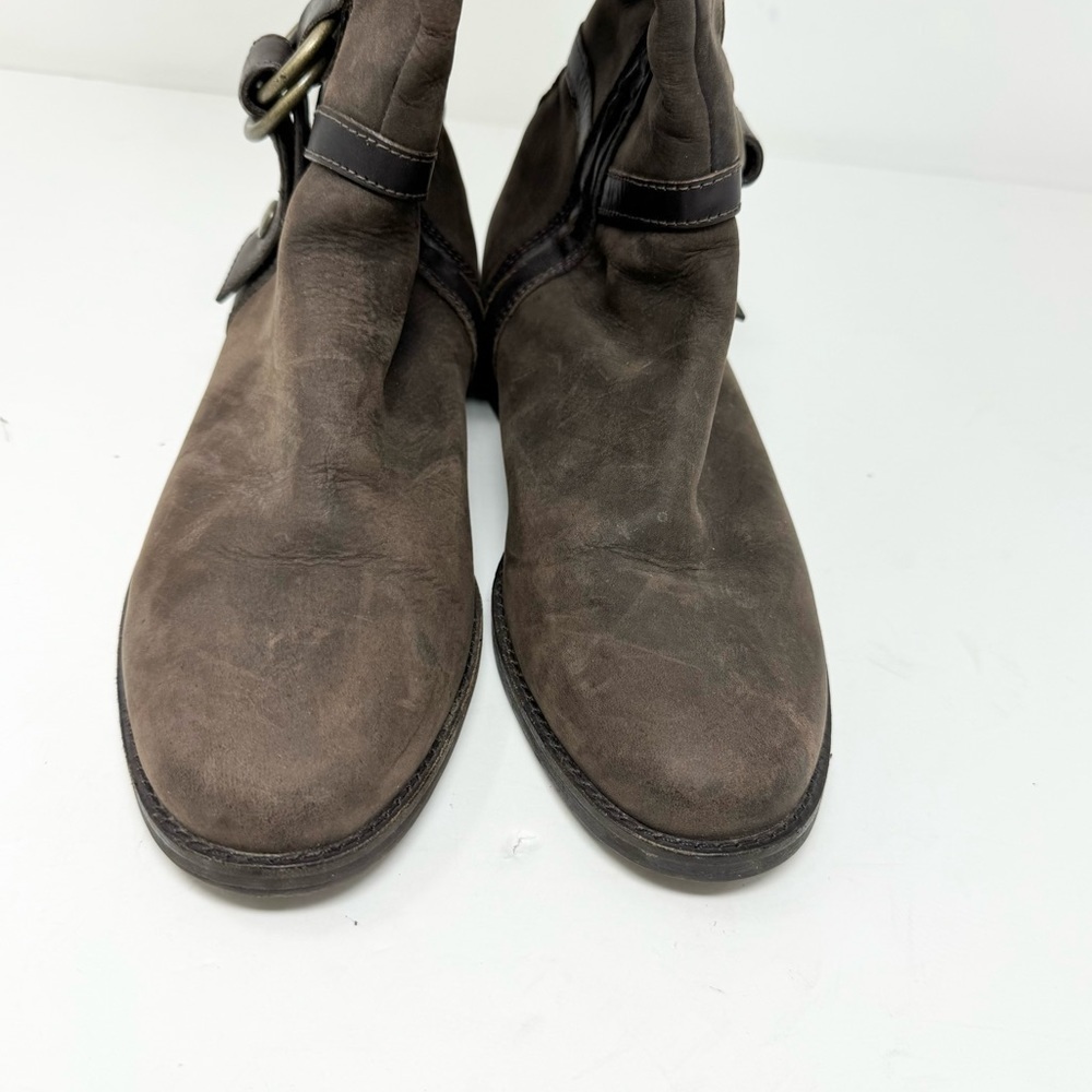 Cole Haan Air Liberty Vintage Leather Riding Boots Brown Size 6 - Picture 3 of 7